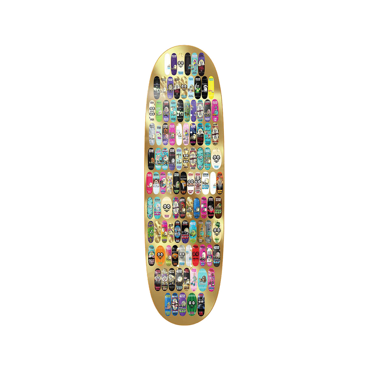 Heroin Skateboards 100th Egg 9.125 x 32 Deck w/ Pepper Grip
