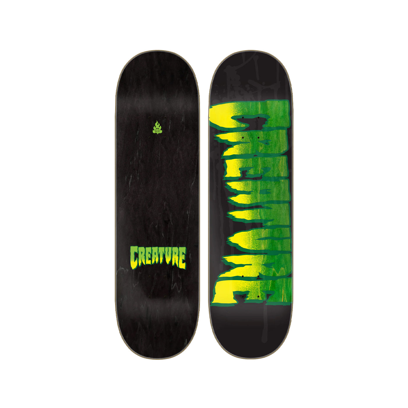Creature Logo Spray Stumps Deck w/ Pepper Grip