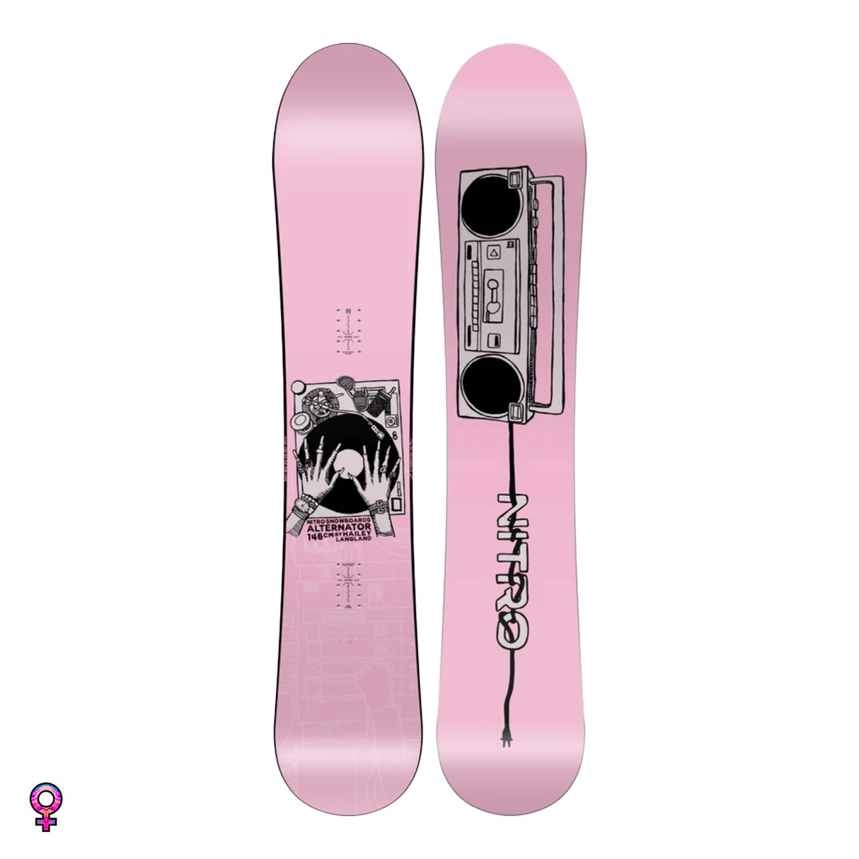 Nitro Alternator x Hailey Snowboard | 2026