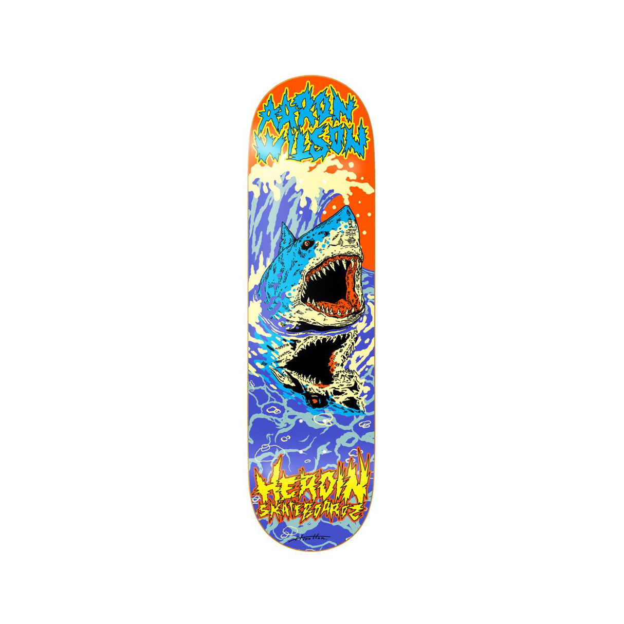 Heroin Skateboards AW Dead Reflections 8.5 x 32 Deck w/ Pepper Grip