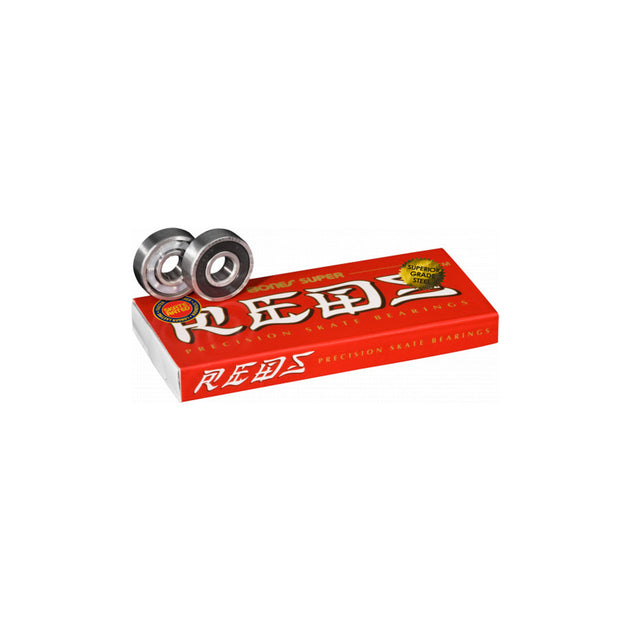 Bones Super Reds Skateboard Bearings 8Pack Baker Street Snow