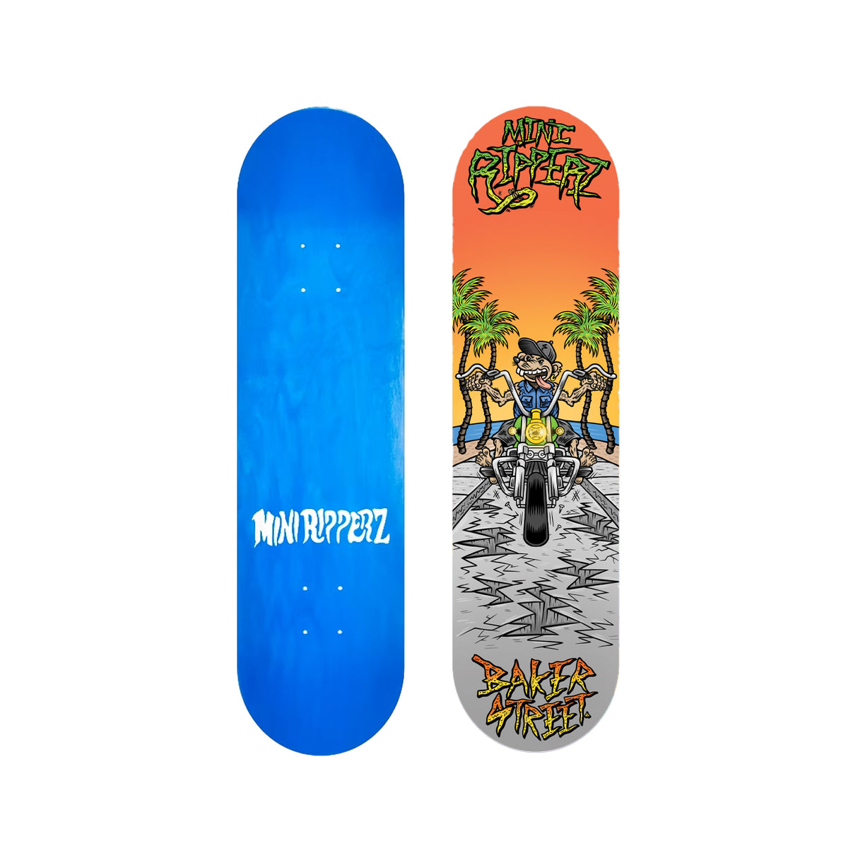 Mini Ripperz Baker Street Deck w/ Grip