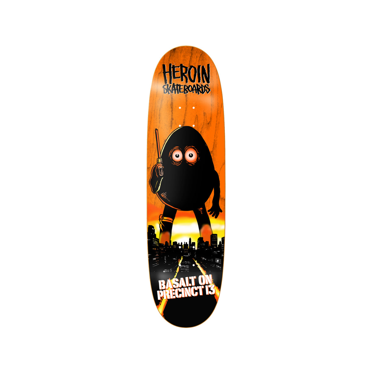 Heroin Basalt On Precinct 13 8.75 Deck w/ MOB Grip