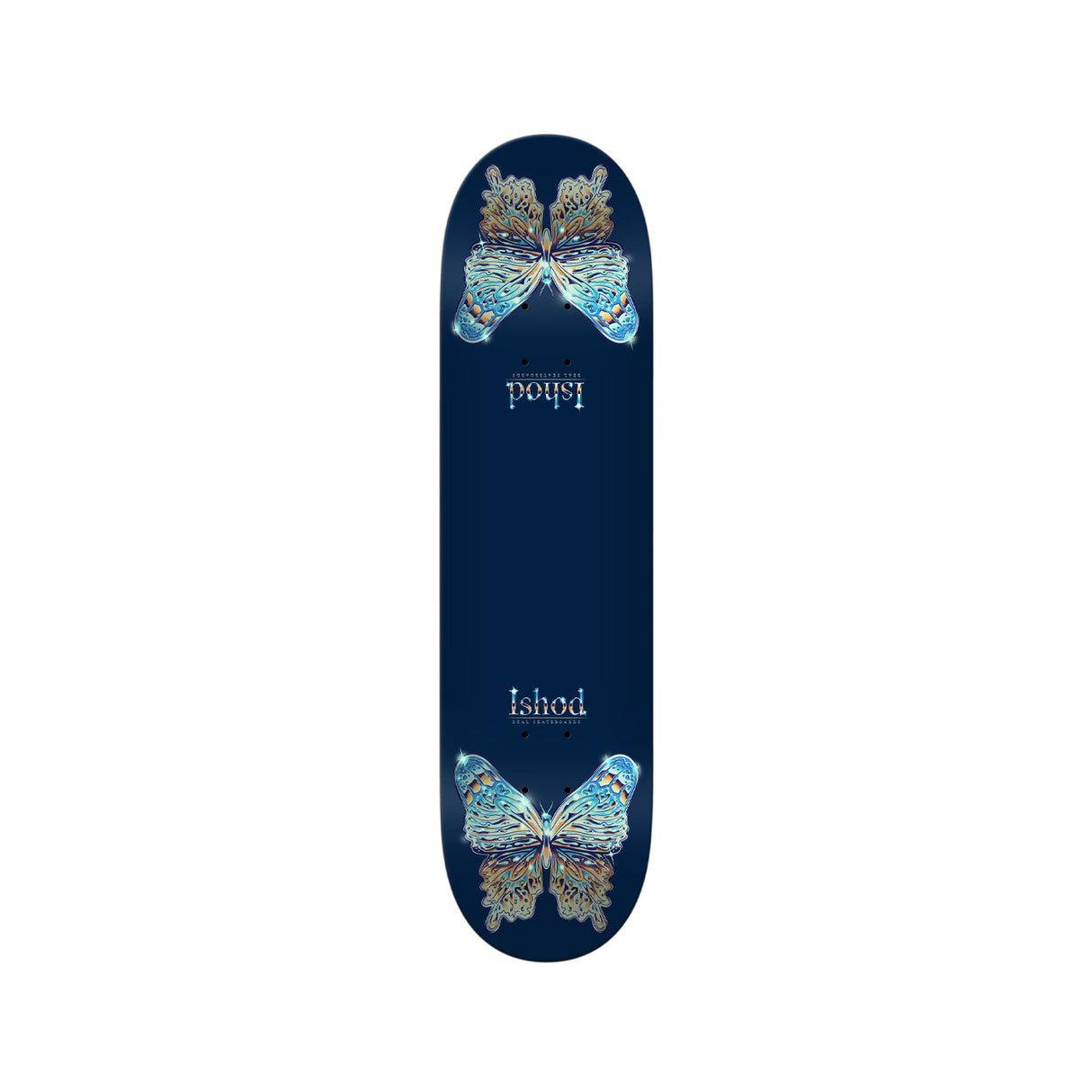Real Ishod Mariposa Chrome Redux 8.25 x 31.8 Deck w/ Pepper Grip