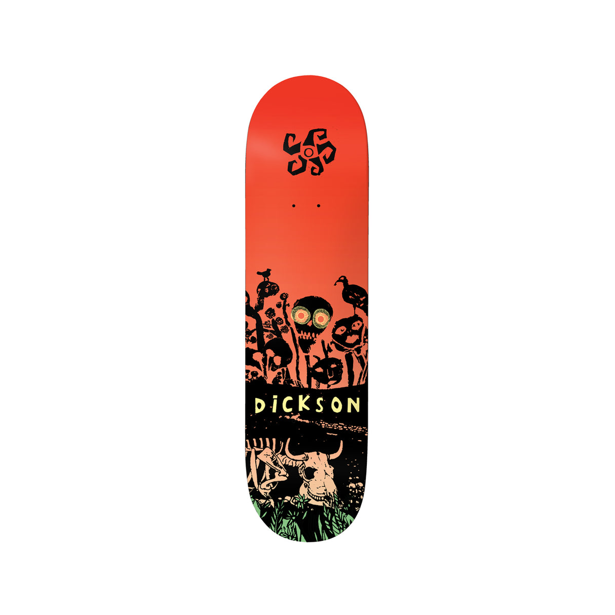 Deathwish Jon Dickson Flowers 8.25 x 31.5 Deck w/ Pepper Grip