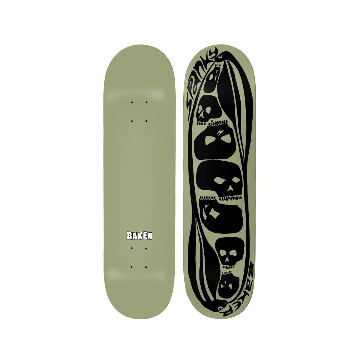 BAKER Kevin Spanky Long Brain Rabies 8.25 x 31.875 Deck w/ Pepper Grip