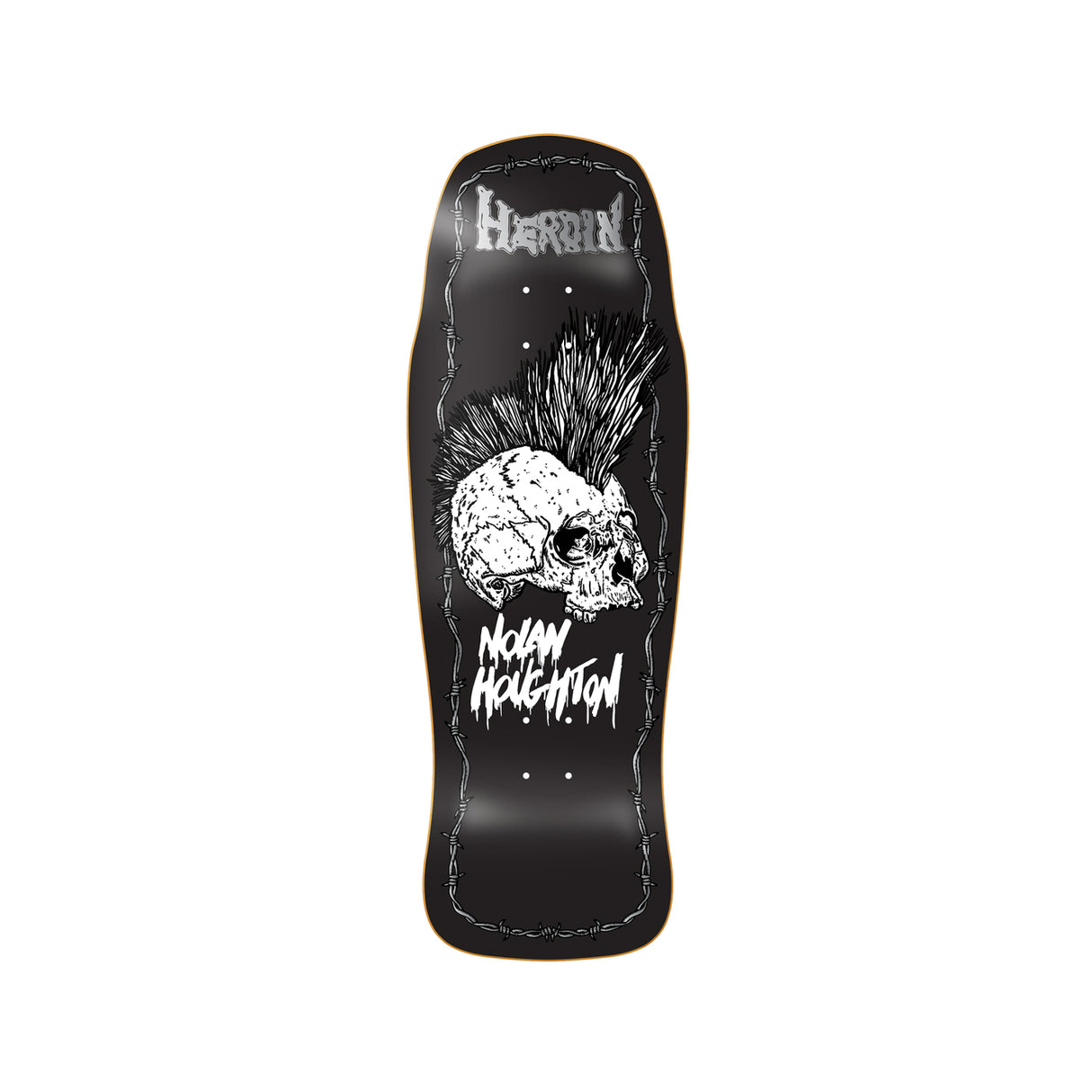 Heroin Nolan Houghton KO2 Skull 10.25 Deck w/ Pepper Grip