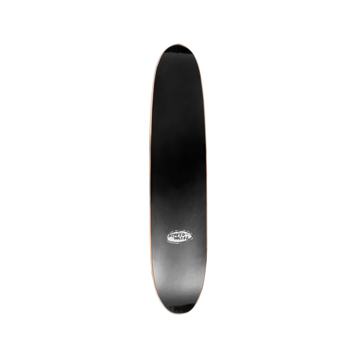 The Heated Wheel Black Polarizer 6 x 27.5 Deck