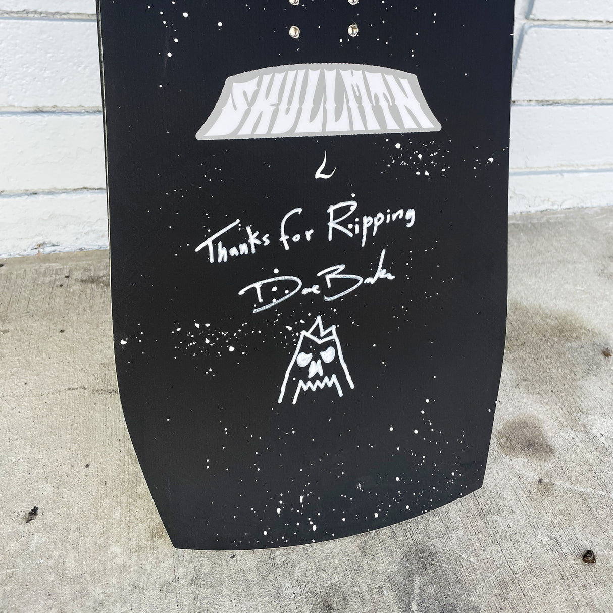 Ride Reaper Wolf Warpig Signed Snowboard