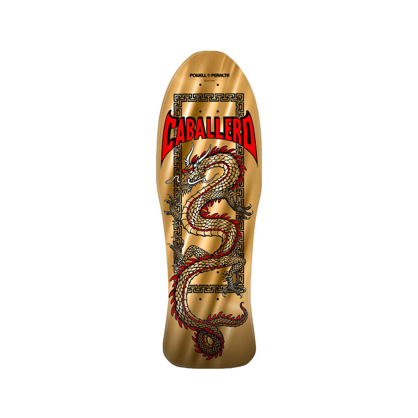 powell peralta キャバレロCHINESE DRAGON Cab Chinese Dragon Birch Complete Skateboard Yellow - 7.5 x