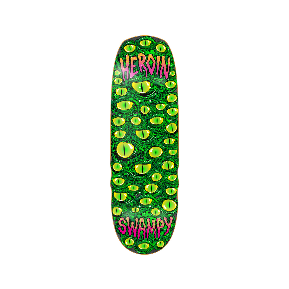 Heroin Swampy Eyes 10.0 Deck w/ MOB Grip