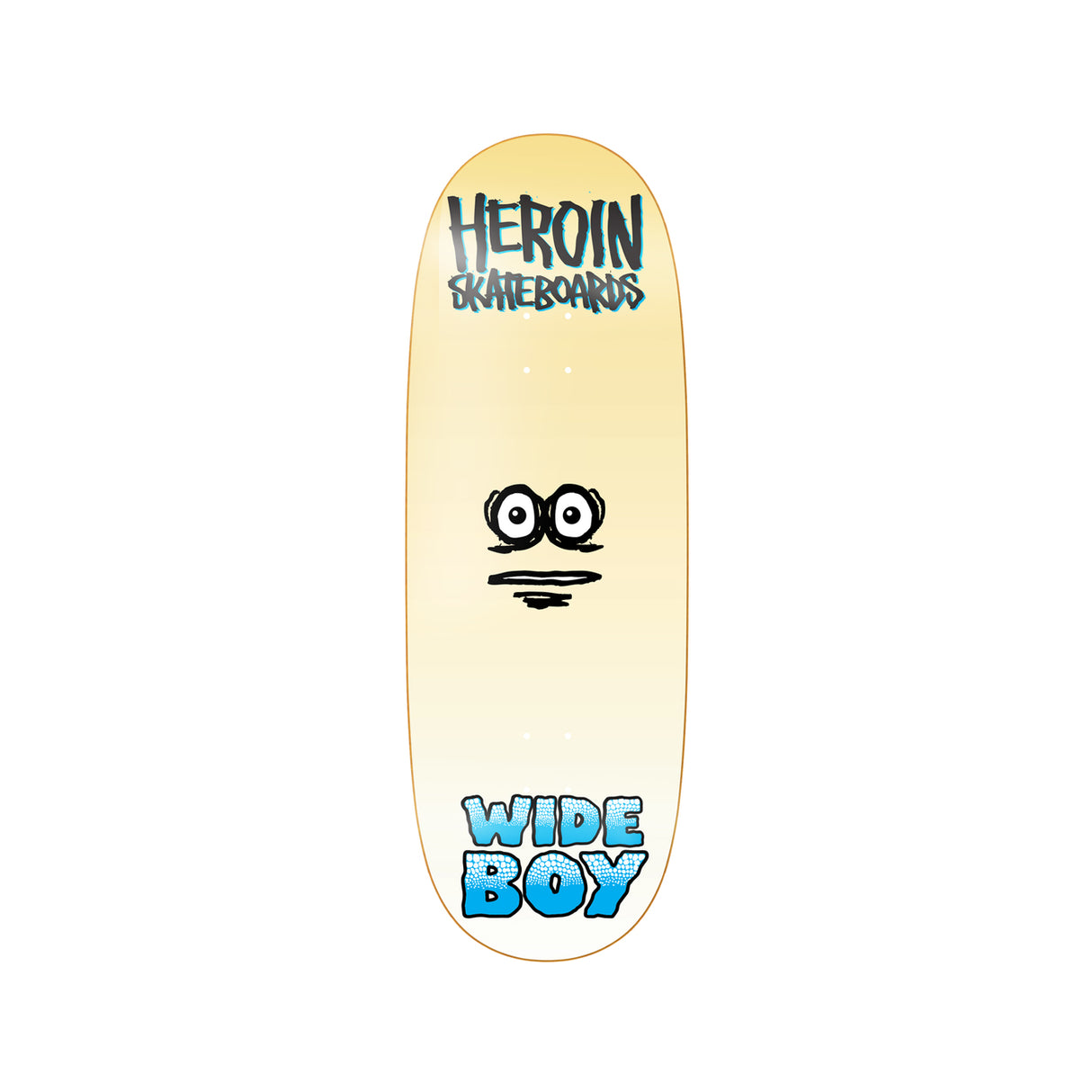 Heroin Wide Boy Face 10.75 Deck w/ Pepper Grip