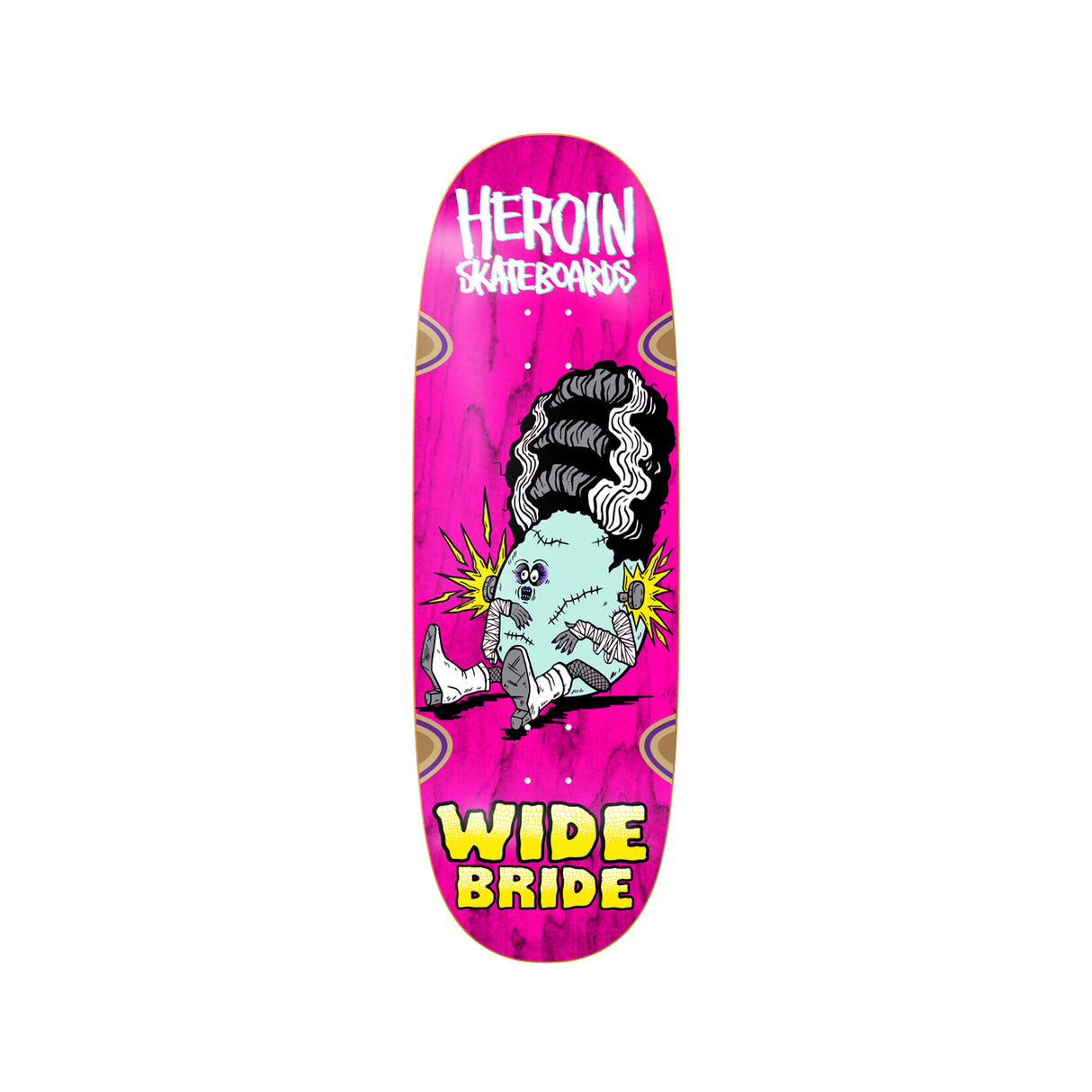 Heroin Wide Bride 10.4 Deck w/ Pepper Grip