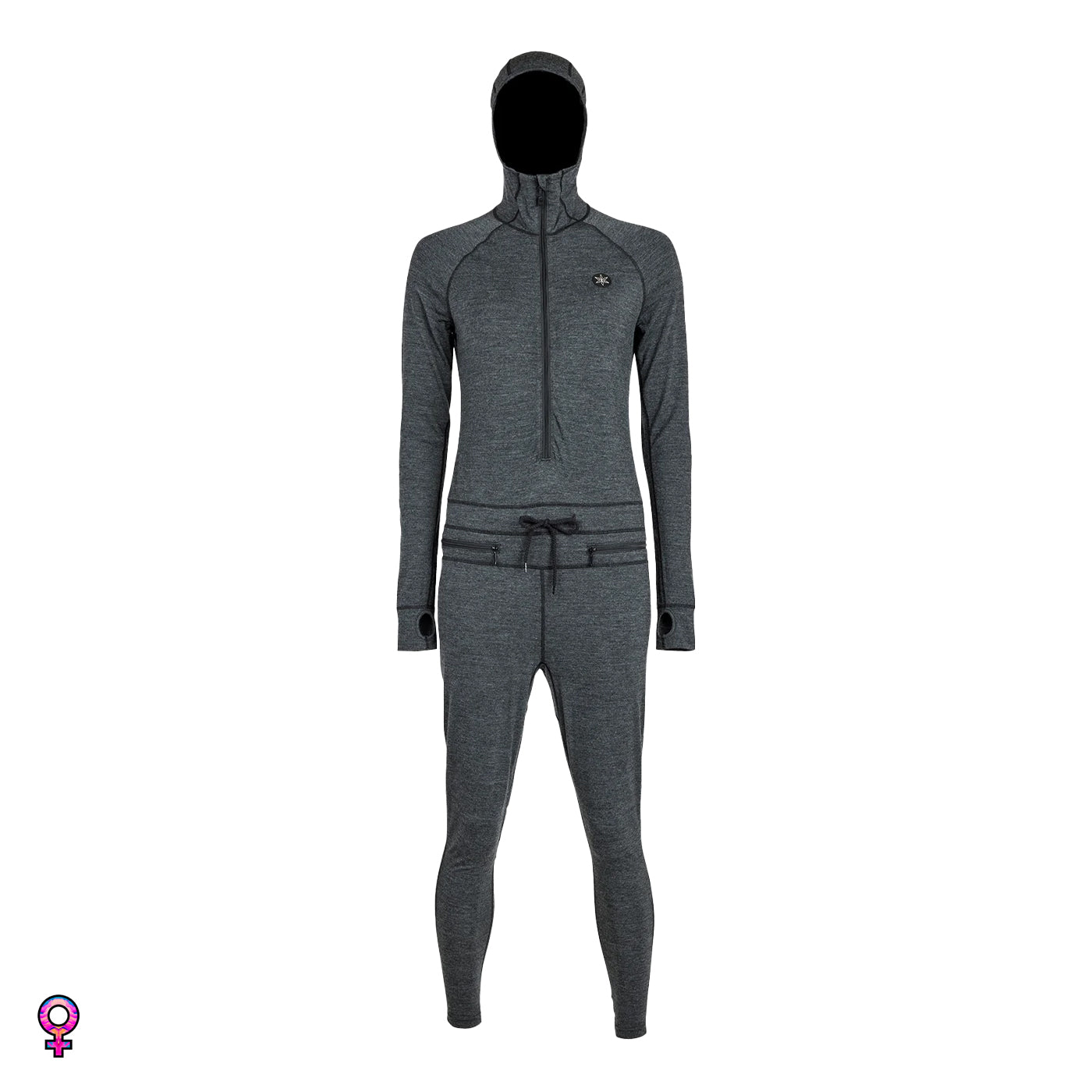 AIR BLASTER フルボディスーツ M 水色の花柄 Airblaster Freedom Suit AIRBLASTER, Merino Ninja Suit