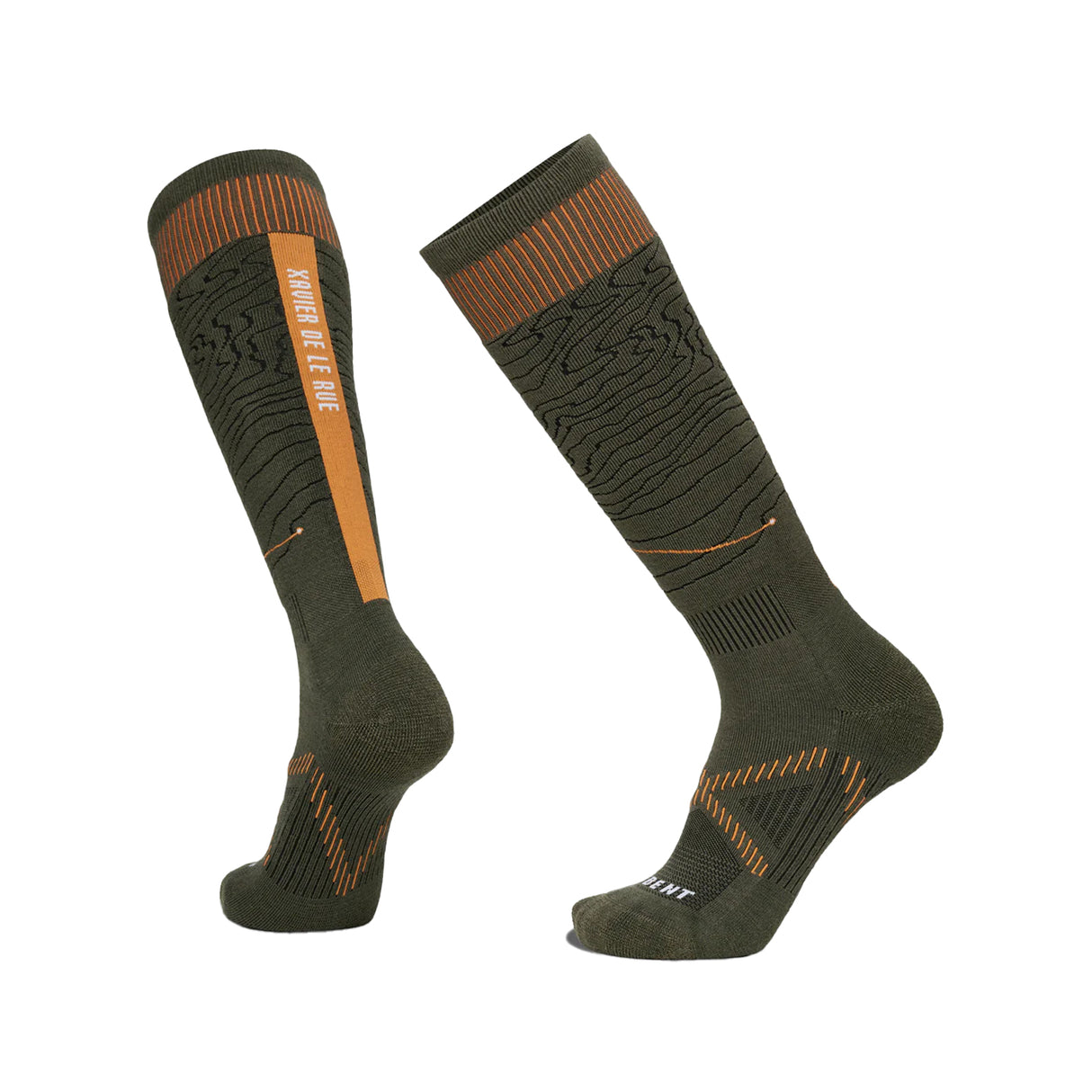 Le Bent Xavier De Le Rue Pro Series Light Cushion Snow Socks