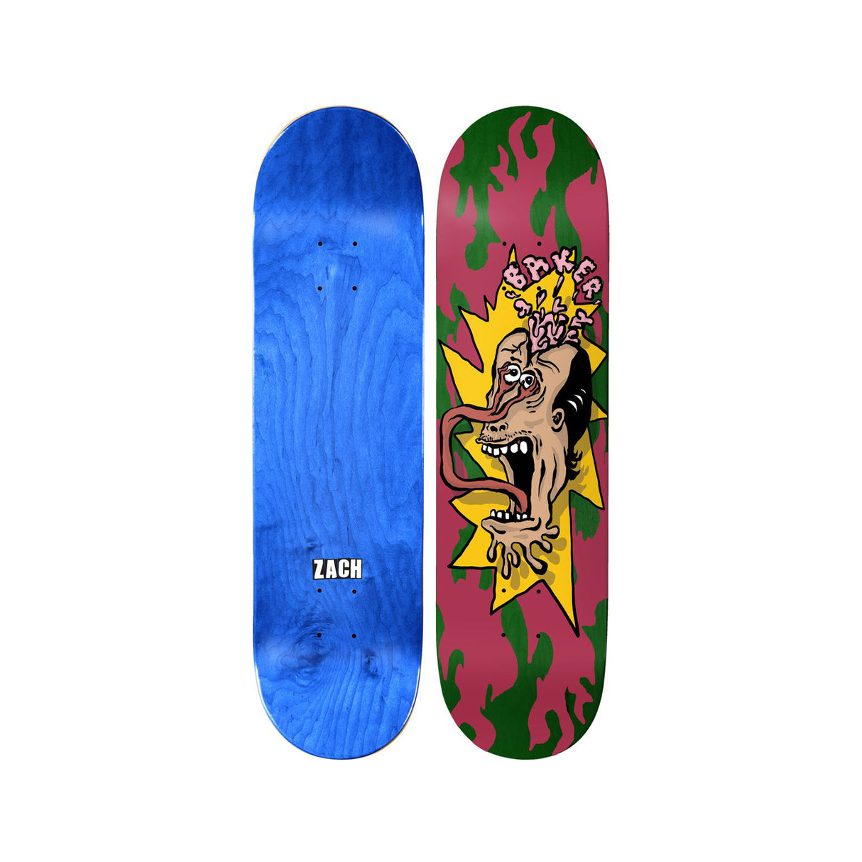 BAKER Zach Allen Cactus Eaters 8.25 x 32.25 Deck w/ Pepper Grip