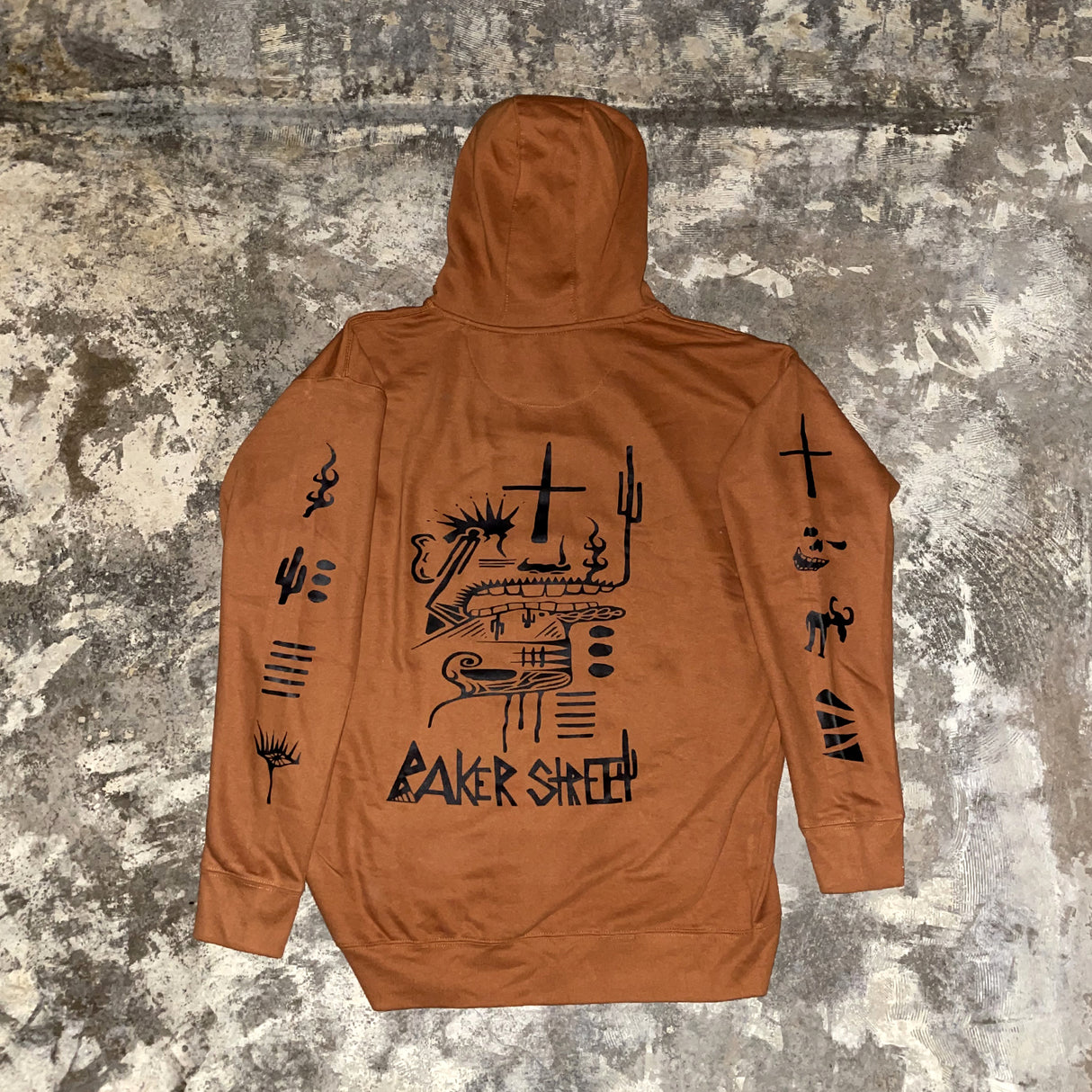 Baker Street x dal0n Hoodie | Adobe Brick