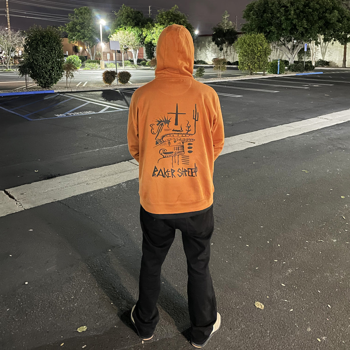 Baker Street x dal0n Hoodie | Adobe Brick