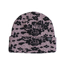 Corduroy Lace Beanie