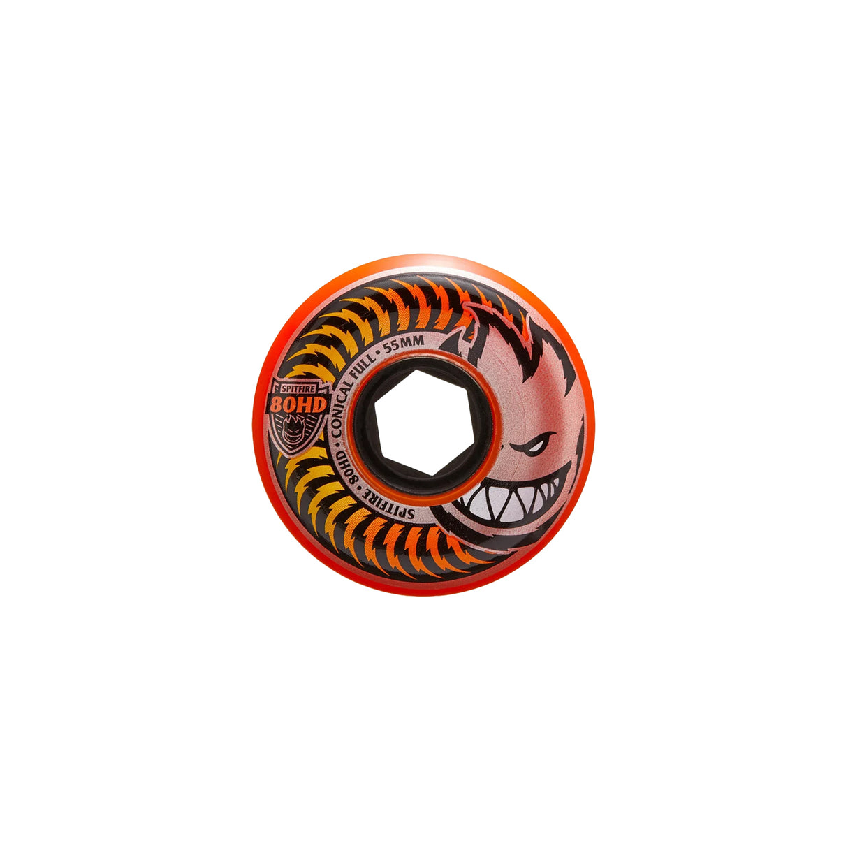 Spitfire Orange Fade Conical Full Wheels | 80A