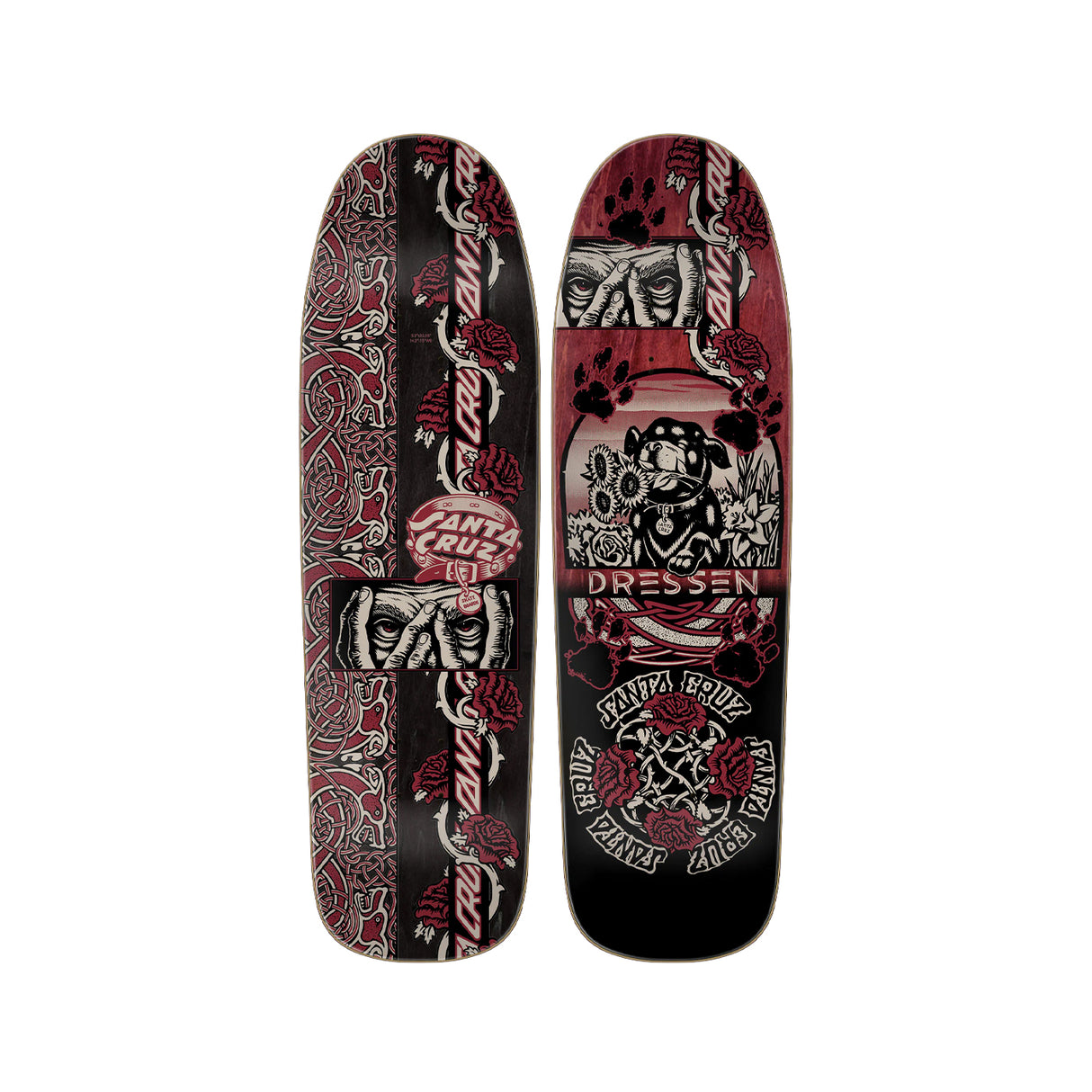 Santa Cruz Dressen Evo Pro Shaped 9.3 x 32.36 Deck w/ MOB Grip