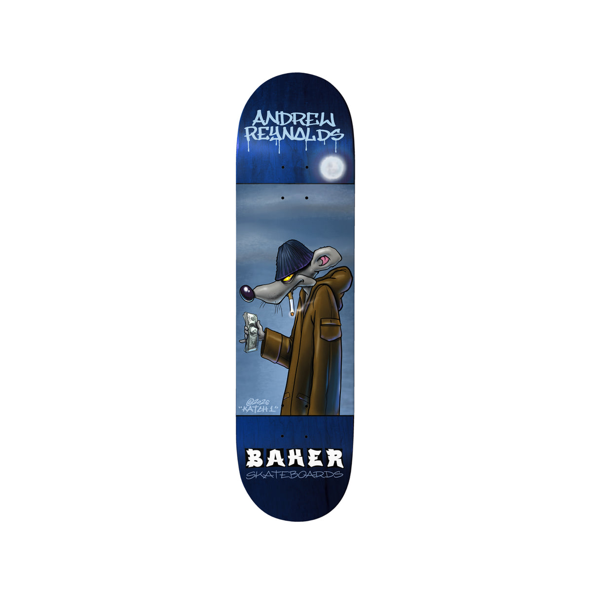 BAKER Andrew Reynolds Katch1 8.38 x 32 Deck w/ Pepper Grip