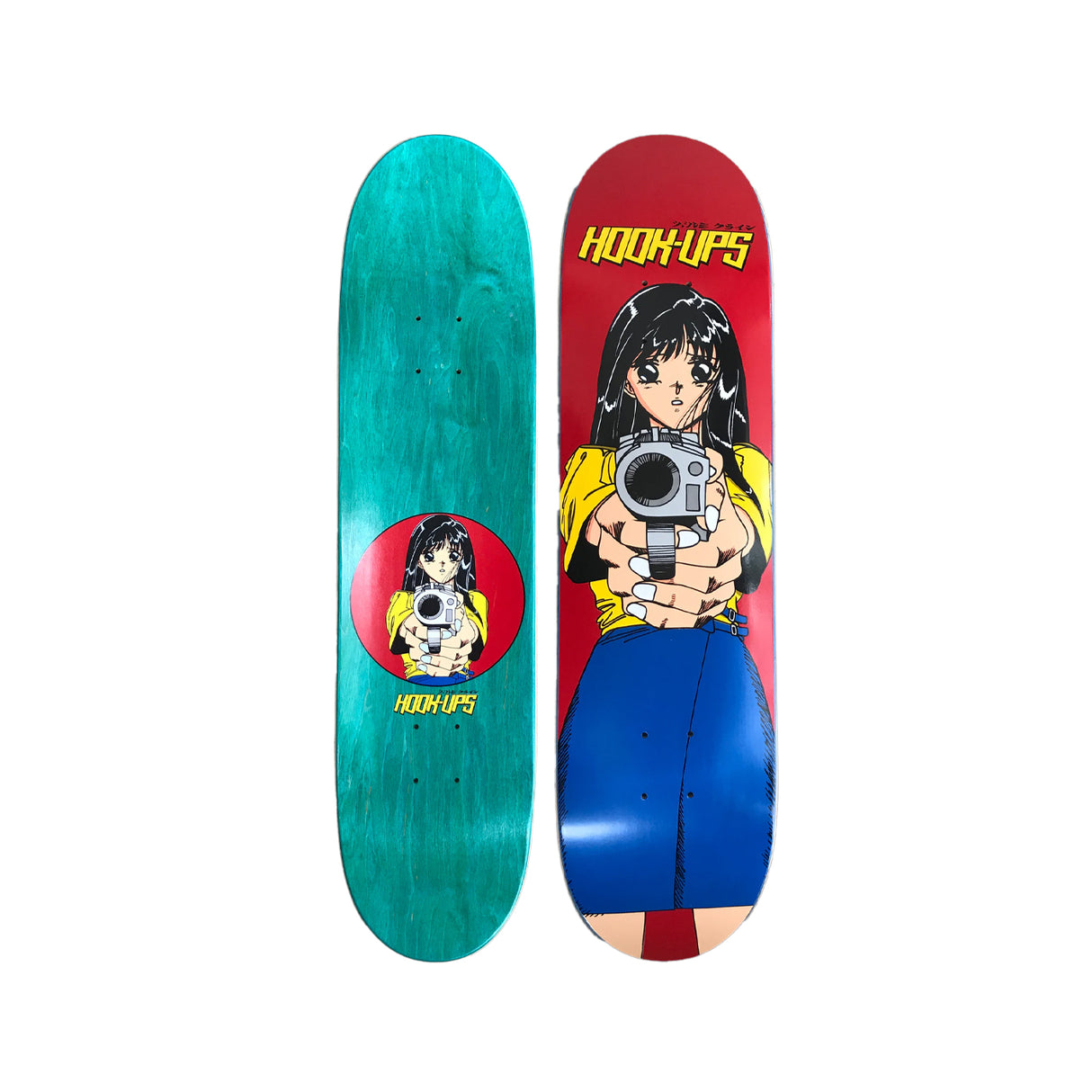 Hook-Ups Barrel Of A Gun 8.25 x 32.25 Deck w/ Pepper Grip