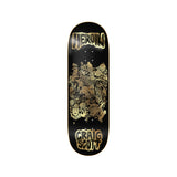 Heroin Skateboards Craig Questions Allegory Of Fear 10 x 32.25 Deck w/ Pepper Grip