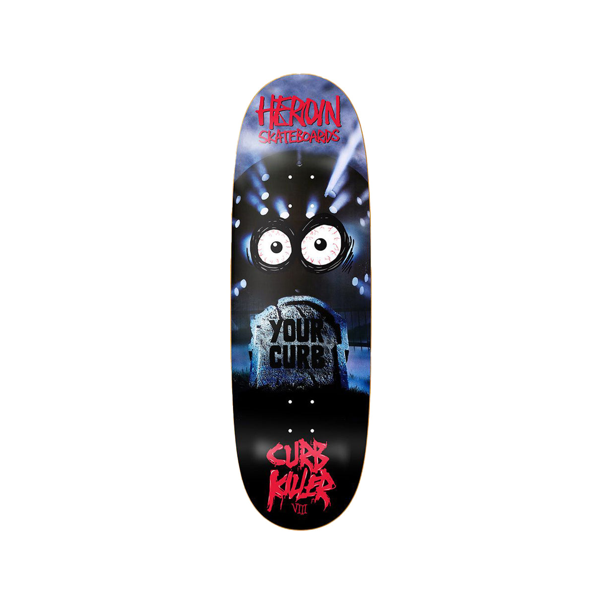 Heroin Skateboards Curb Killer 8 10.0 x 32.5 Deck w/ Pepper Grip