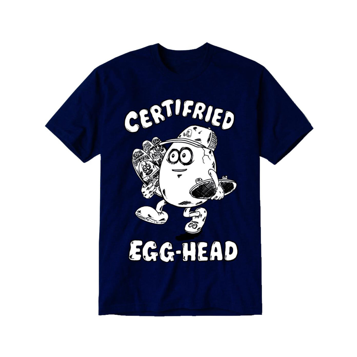Heroin Skateboards Certified Egg Head Tee