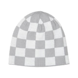 Corduroy Checkmate Reversible Skully Beanie