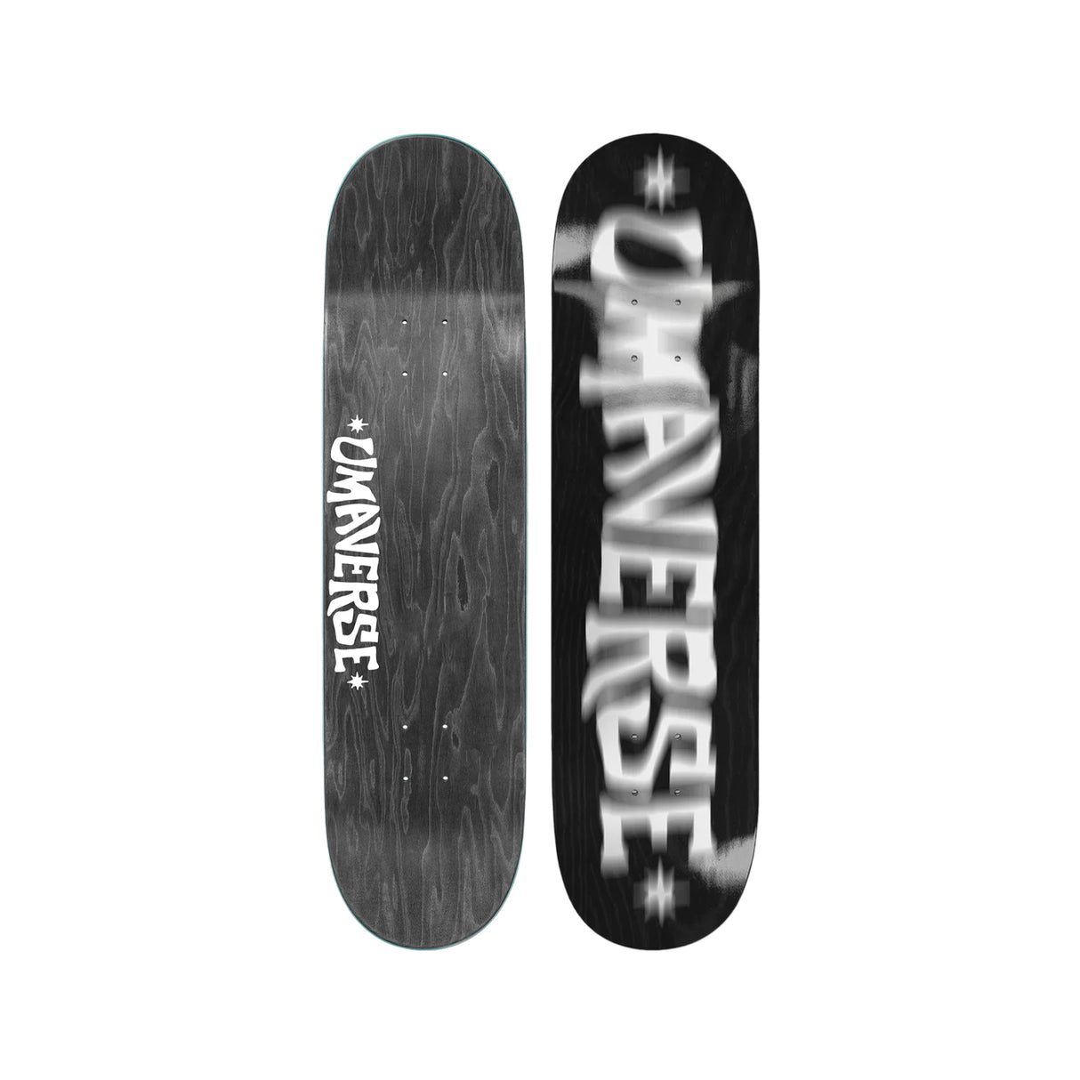 Uma Umaverse Cross Eyed Logo 8.25 x 31.625 Deck w/ Pepper Grip