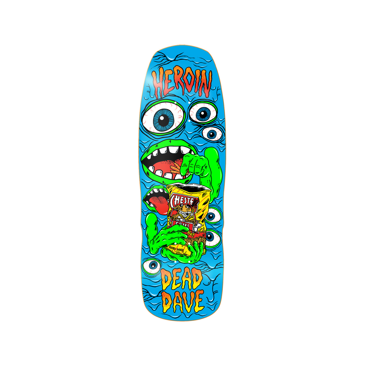HEROIN ヘロインDEAD DAVE スケートボードデッキ　10.1×32 Heroin Skateboards Dead Dave Mutate Or Die 10.1 x 32 Deck w
