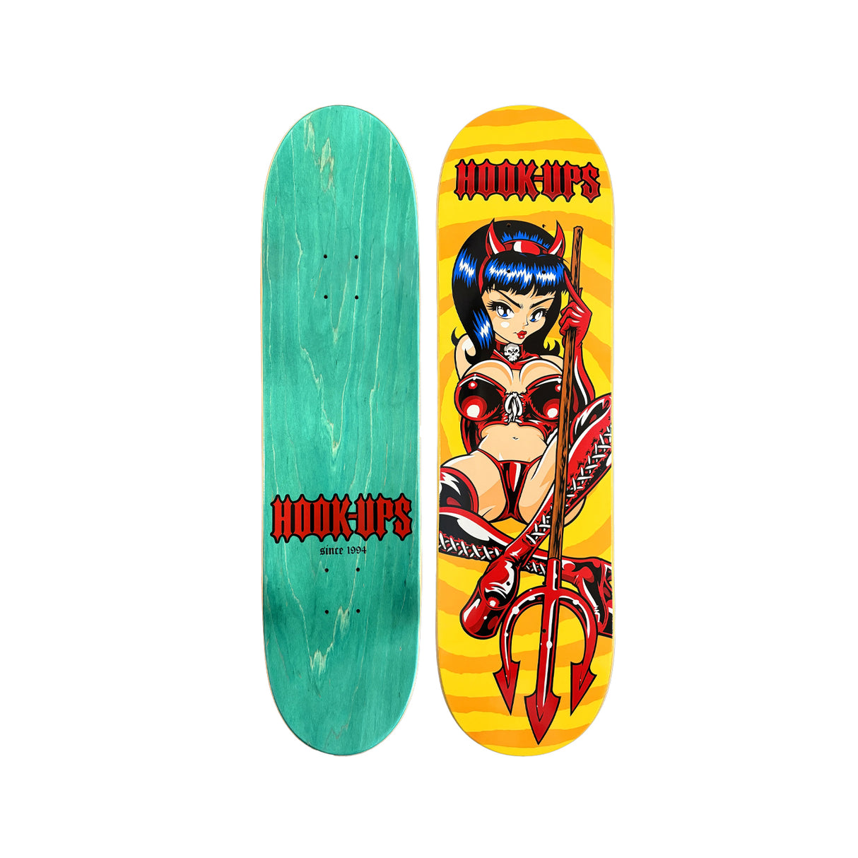 Hook-Ups Devil Queen 8.25 x 32.25 Deck w/ Pepper Grip