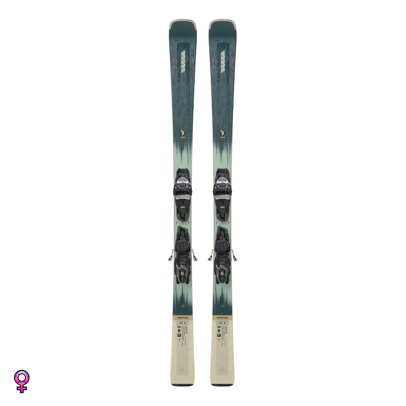 k2 disruption womens skis K2 Disruption 78C W Skis + ER3 10 Bindings Package