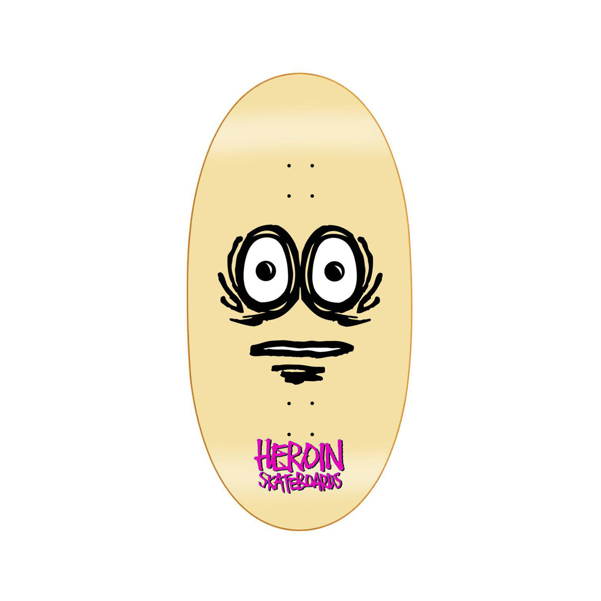 Heroin Skateboards Eggzilla 2 14.0 x 31.5 Deck w/ Pepper Grip