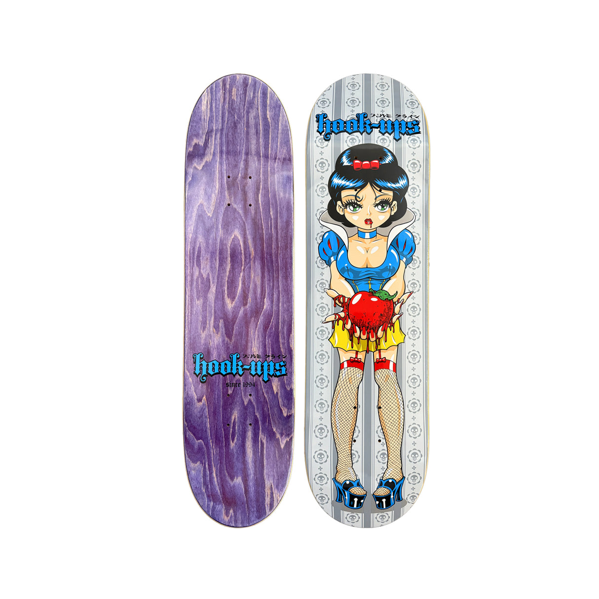 Hook-Ups Evil Snow White 8.25 x 32.25 Deck w/ Pepper Grip