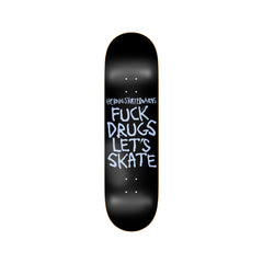 Heroin Skateboards Fuck Drugs 8.75 x 32 Deck w/ Pepper Grip