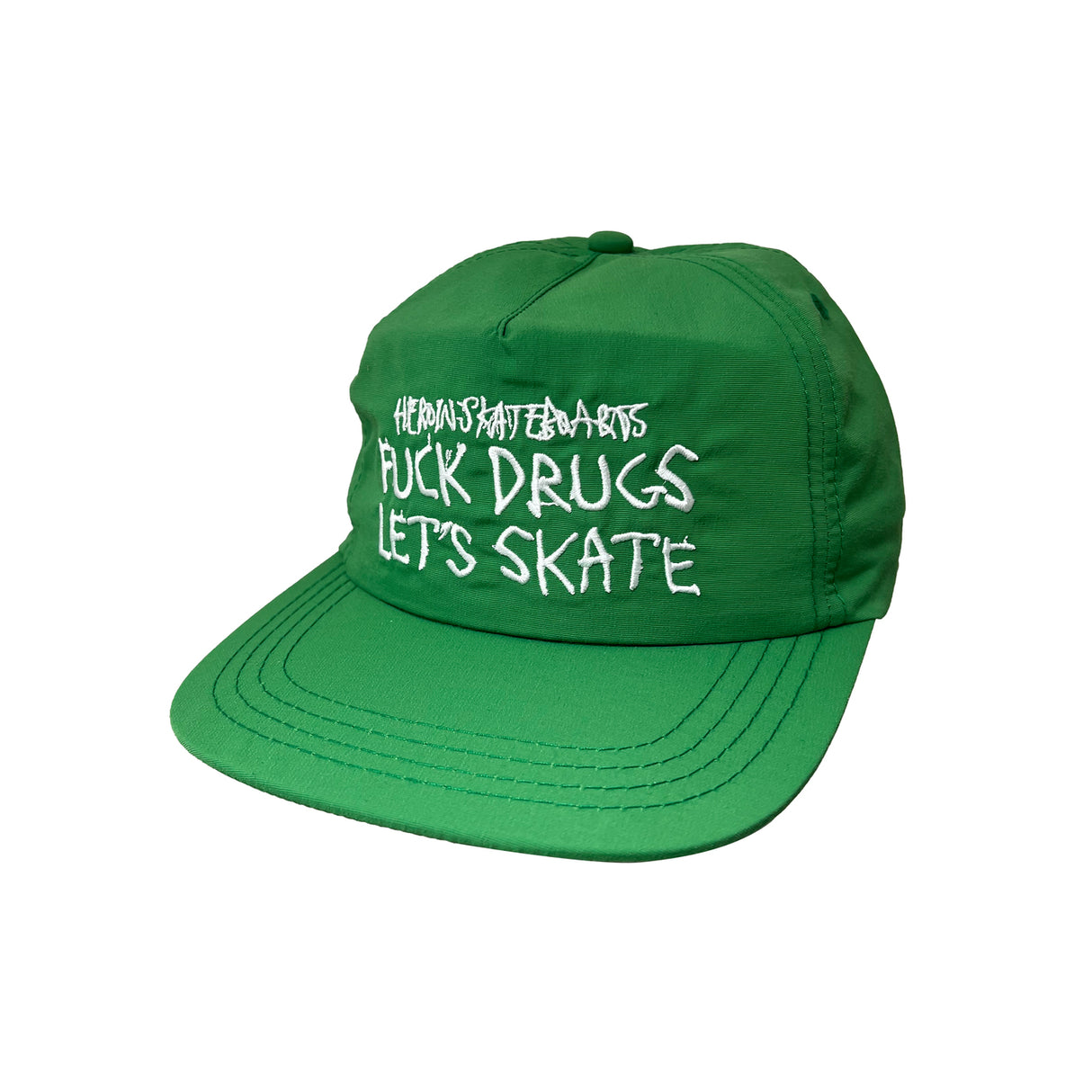 Heroin F*ck Drugs Snapback Hat