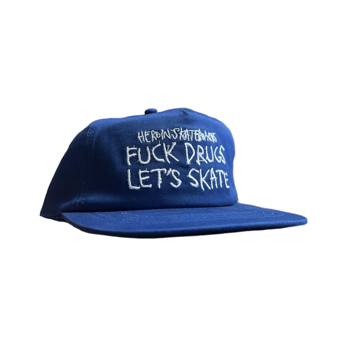 Heroin Skateboards Fuck Drugs Snapback Hat