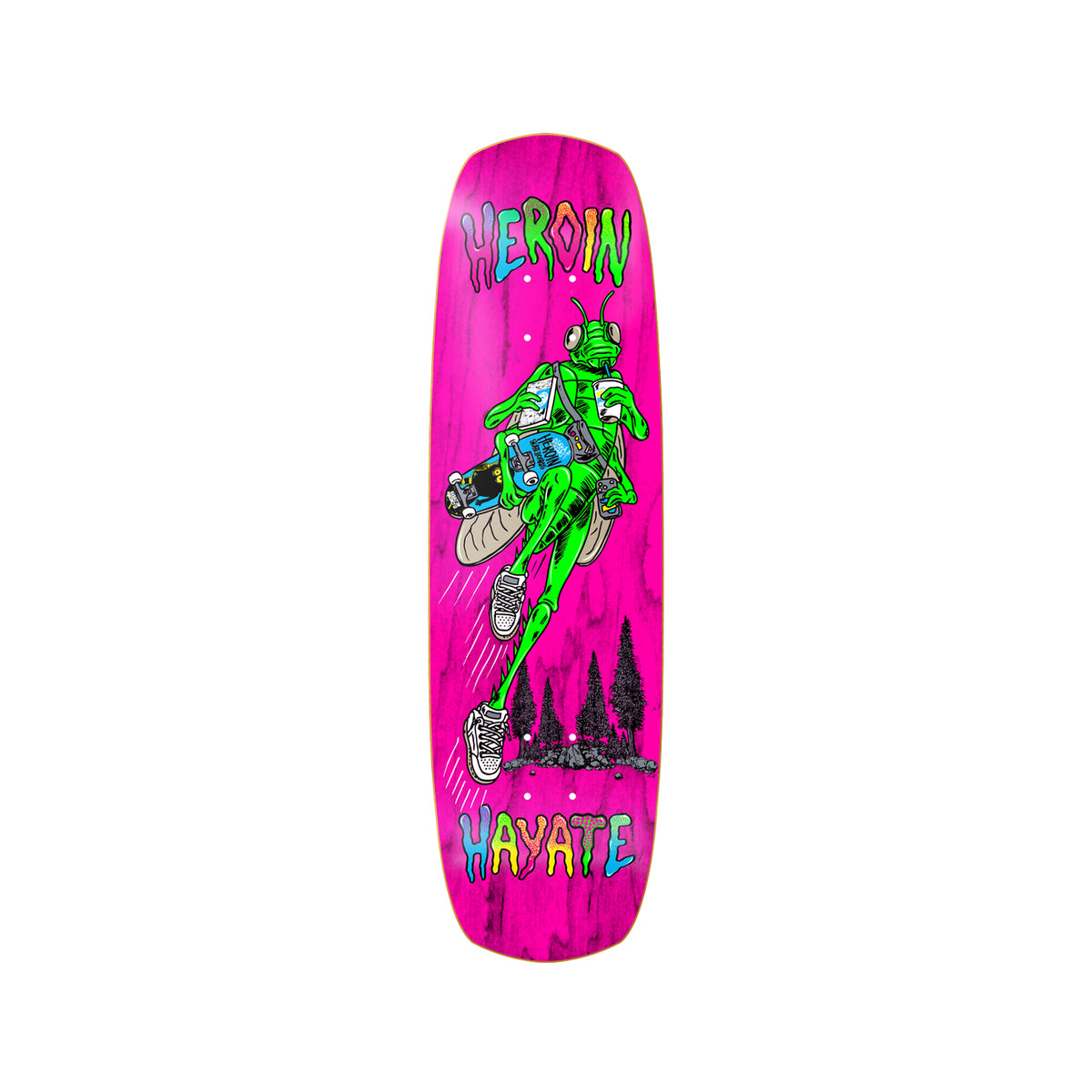 Heroin Hayate Bug 8.88 Deck w/ MOB Grip