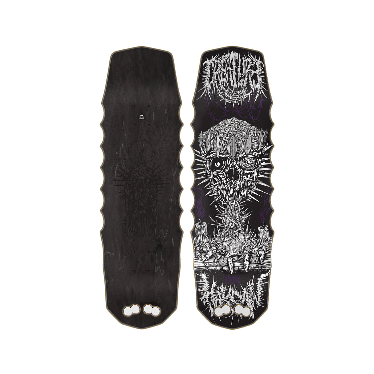 Creature Hitz Haksaw Grande 9.5 x 32.5 Deck w/ Pepper Grip
