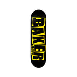BAKER Jacopo Carozzi Brand Logo Danger Yellow 8 x 31.375 Deck w/ Pepper Grip