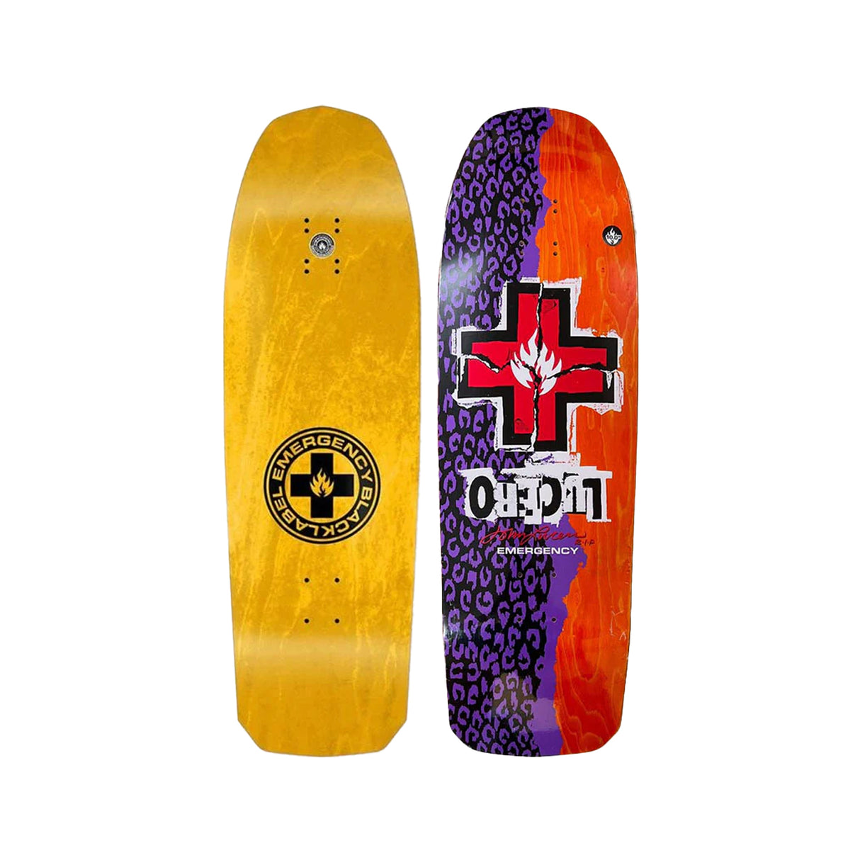 Black Label John Lucero Ripped Cross 10 x 32.875 Deck w/ Pepper Grip