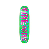 Heroin Skateboards Mutate Or Die 8.7 x 31.75 Deck w/ Pepper Grip