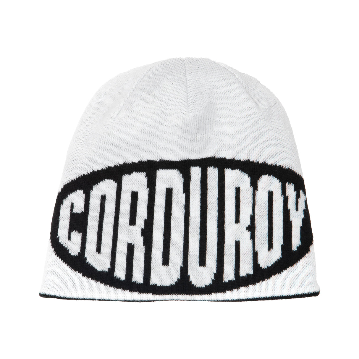Corduroy No Regrets Reversible Skully Beanie