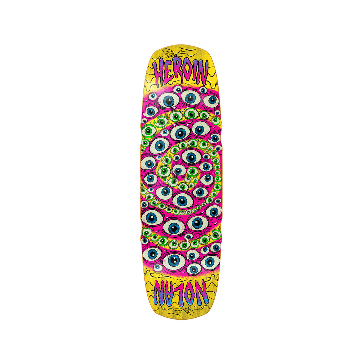 Heroin Nolan Houghton Spiralize 9.5 Deck w/ MOB Grip