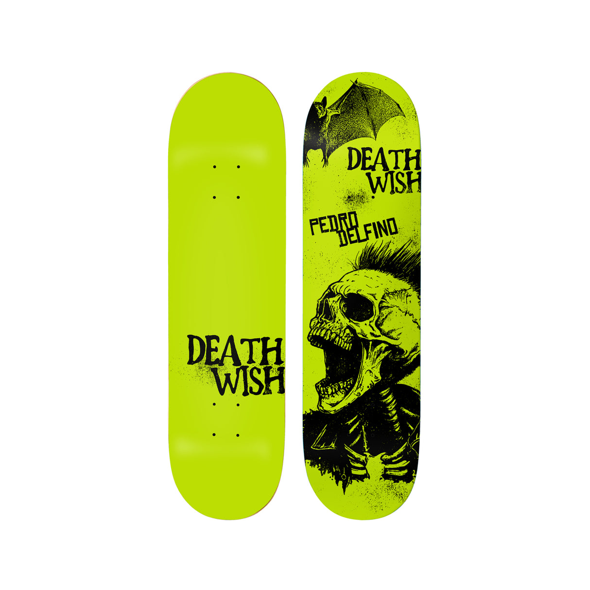 Deathwish Pedro Delfino Voided 8.25 x 31.75 Deck w/ Pepper Grip