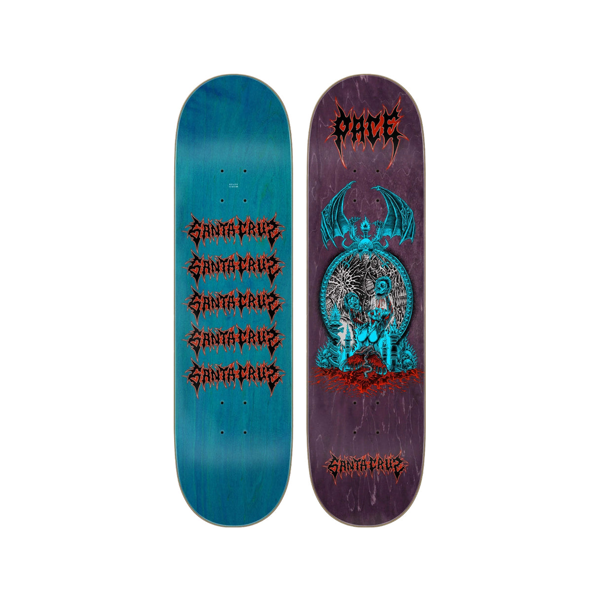 Santa Cruz Pace Mirror Pro 8.25 x 31.8 Deck w/ Pepper Grip