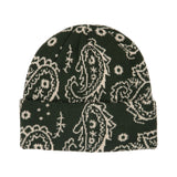 Corduroy Paisley Beanie